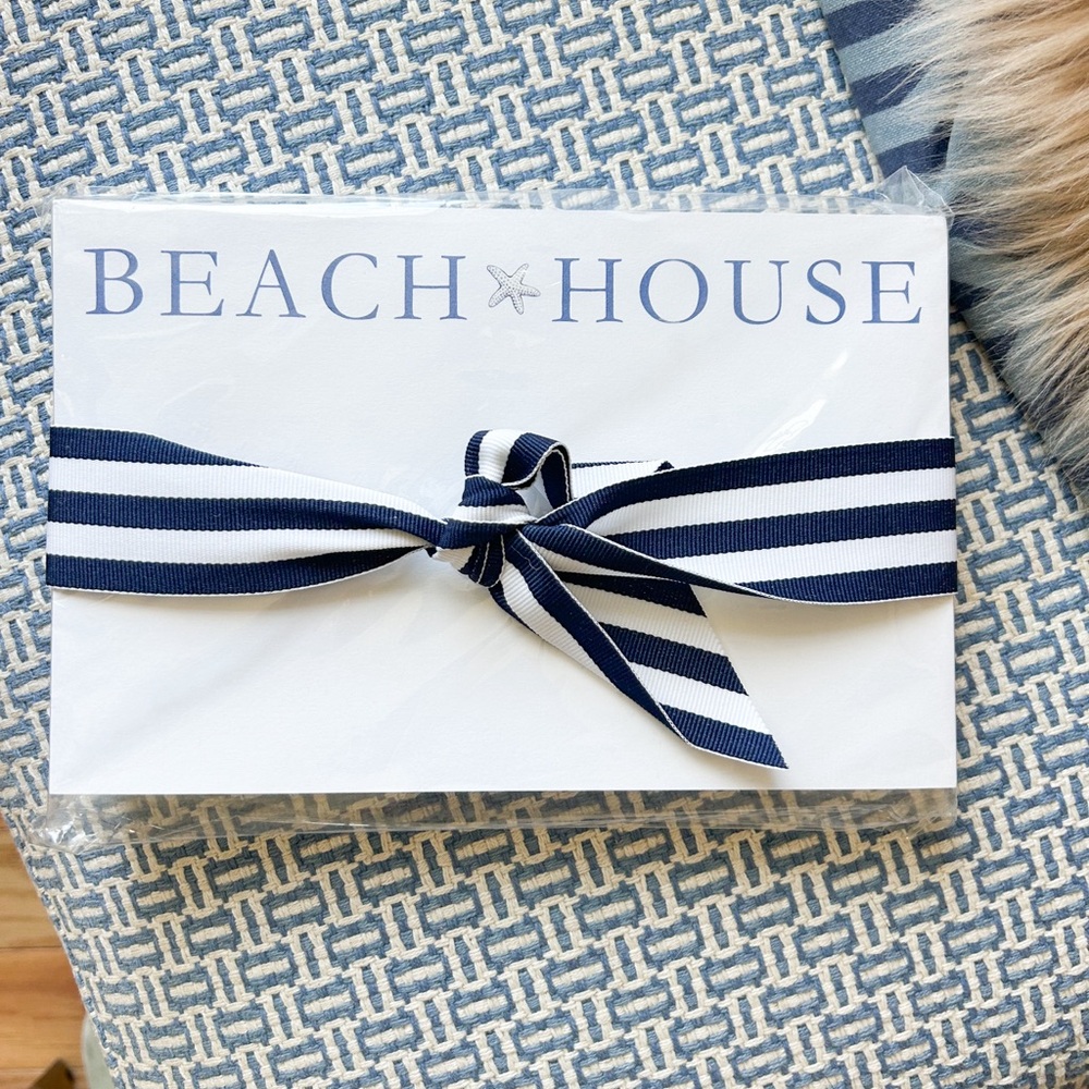 Great Christmas Gift!! Beach House Slab Notepad (8.5x5.5)